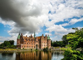 Château d'Egeskov : porté par un lac depuis 465 ans