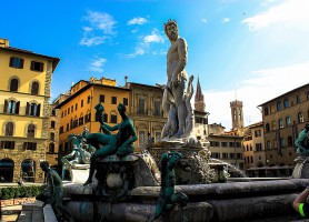 Piazza della Signoria : un lieu de passage obligé