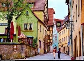 Rothenburg ob der Tauber : la petite ville médiévale