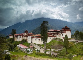 Dzong de Trongsa : une imposante bâtisse à 2 200 m d'altitude