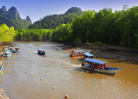 Parc naturel de Sungai Kilim : une ville merveilleuse