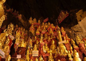 Grottes de Pindaya : la cave aux 8 000 Bouddhas d’or !
