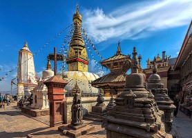 Stupa de Swayambhunath : l’Himalaya bouddhiste