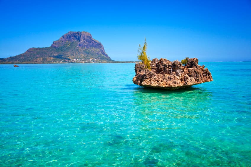 Océan indien de l'île Maurice