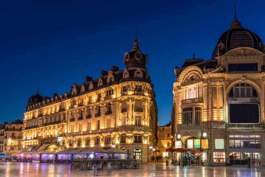 Montpellier, Place de la comédie