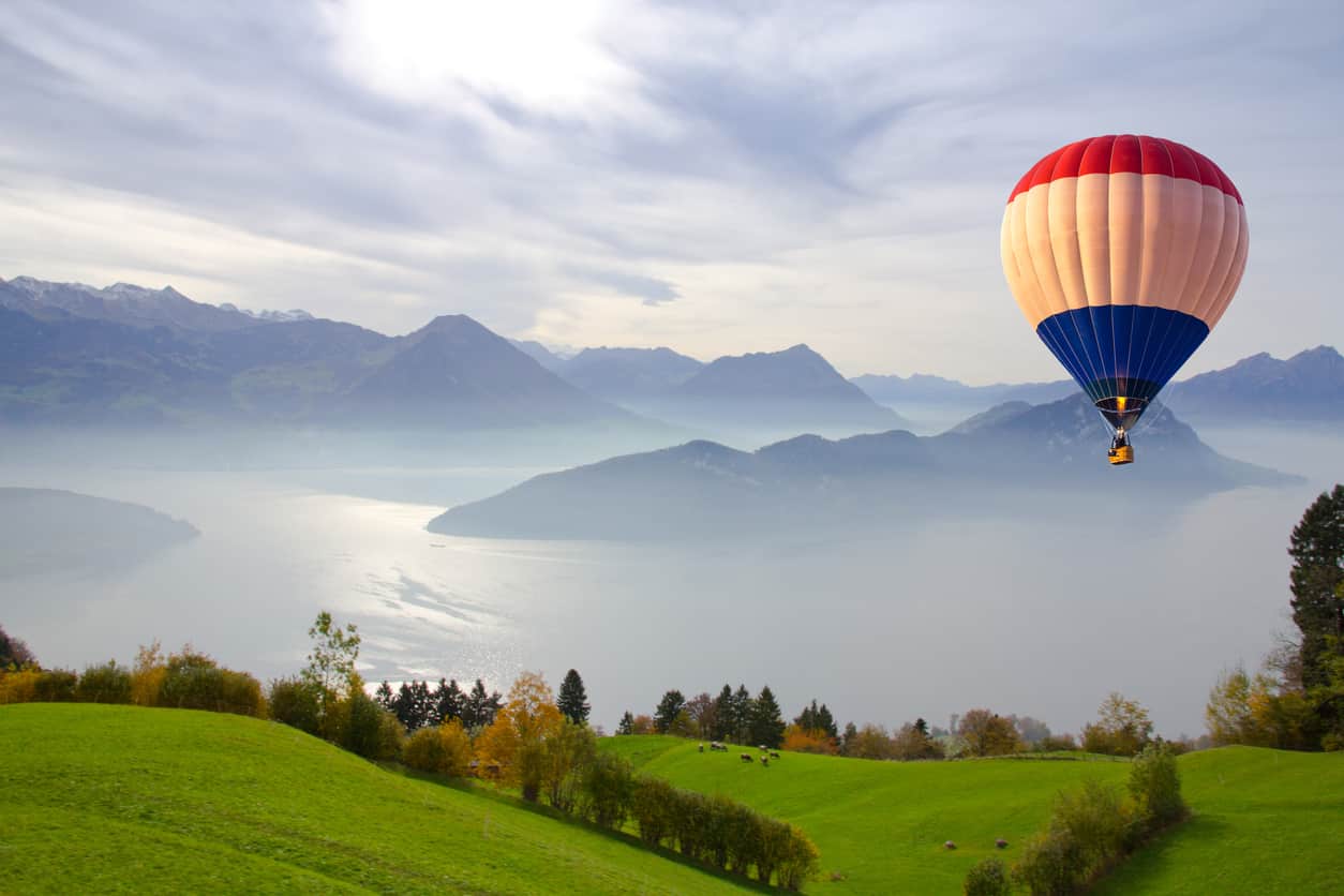 balades en montgolfière