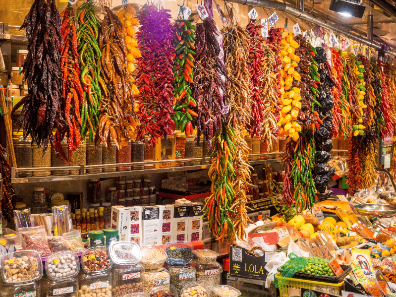 le marché, à la boqueria