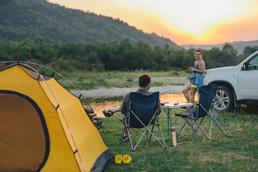 chaises de camping