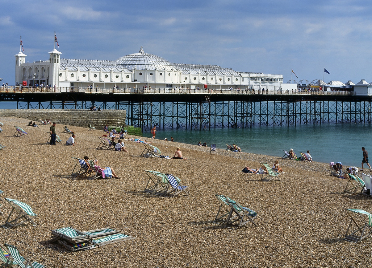 Brighton plage Angleterre