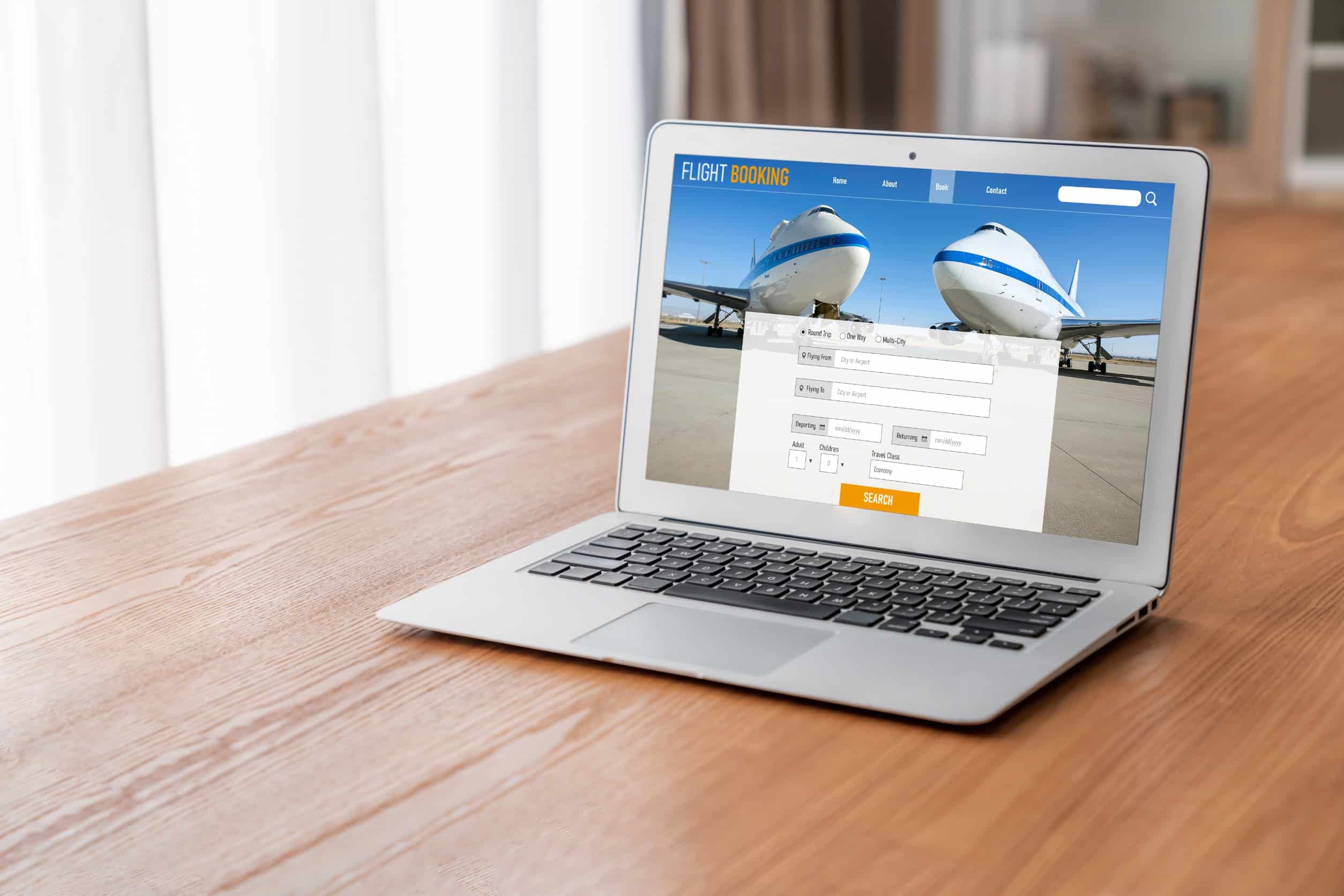 Site web de réservation de vols en ligne fournit un système de réservation moderne