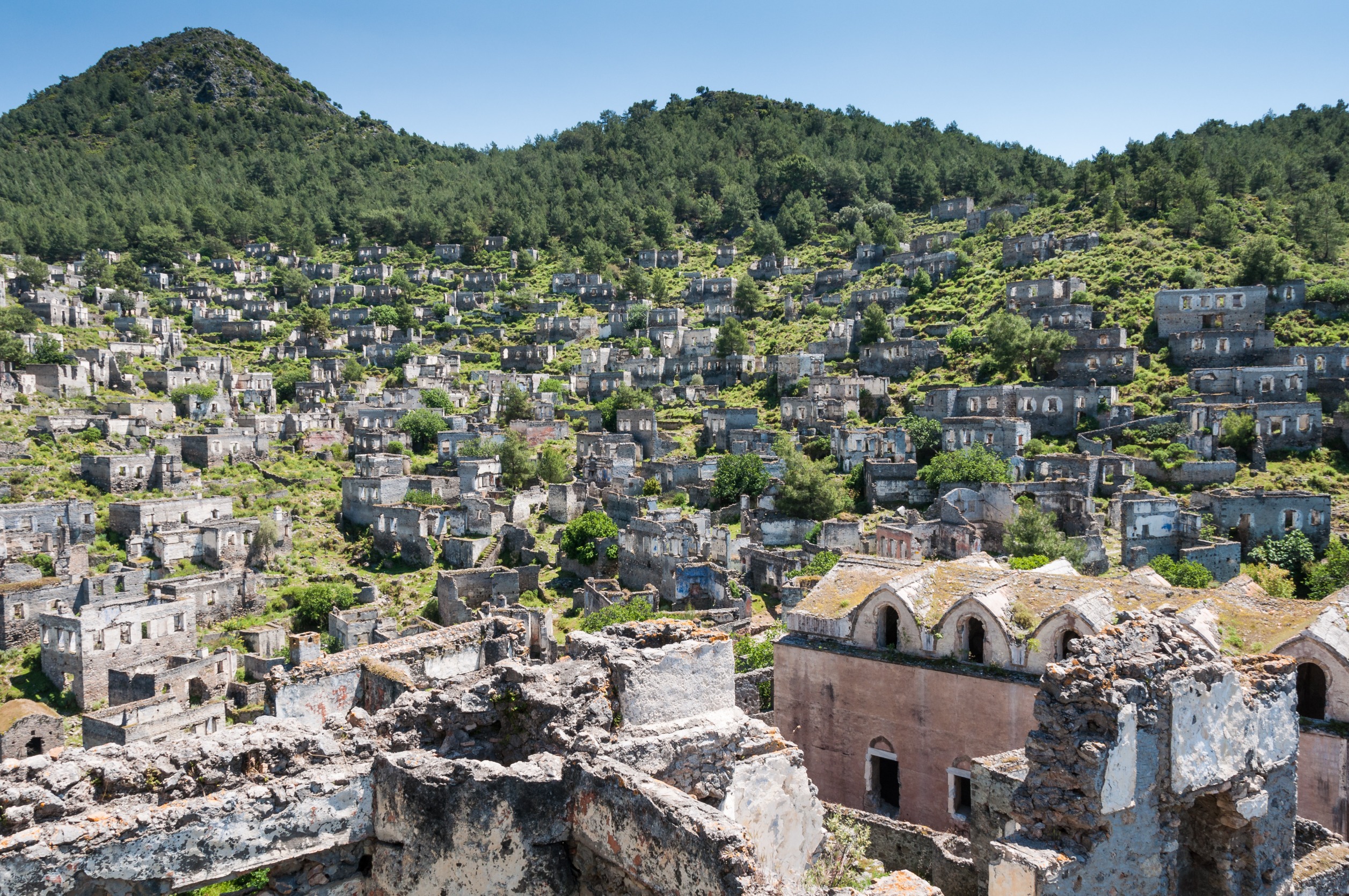 Le village abandonné de Kayaköy, en Turquie 